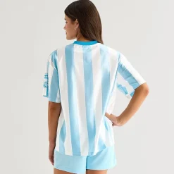 Hello Kitty® And Friends X The Powerpuff Girls™ Womens Juniors V Neck Short Sleeve Soccer Jersey
