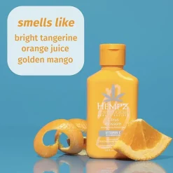 Hempz Mini Citrus Blossom Herbal Body Moisturizer With Brightening Vitamin C 2.25 Oz.