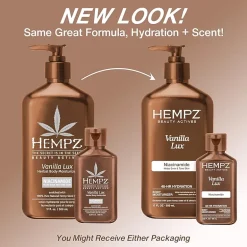 Hempz Vanilla Lux Herbal Body Moisturizer
