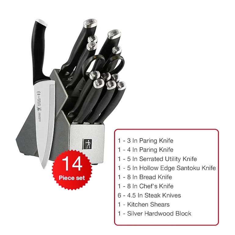 Henckels International Silvercap 14-pc. Knife Block Set