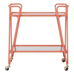 Hera Glass-Top Bar Cart