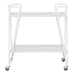 Hera Glass-Top Bar Cart