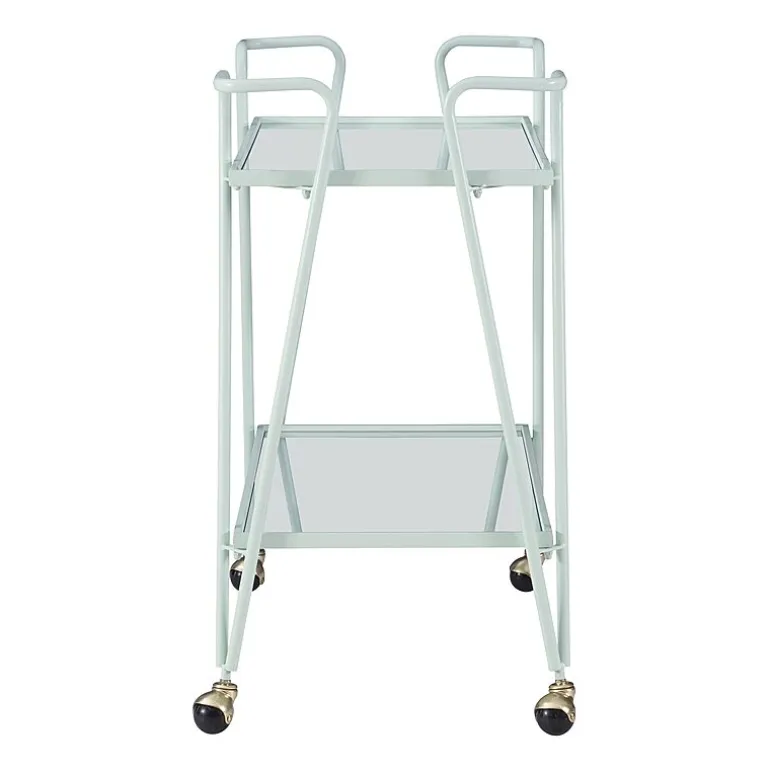 Hera Glass-Top Bar Cart