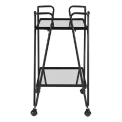 Hera Glass-Top Bar Cart