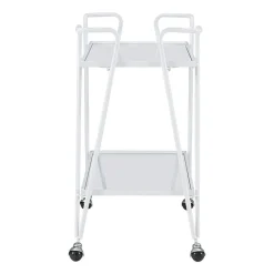 Hera Glass-Top Bar Cart