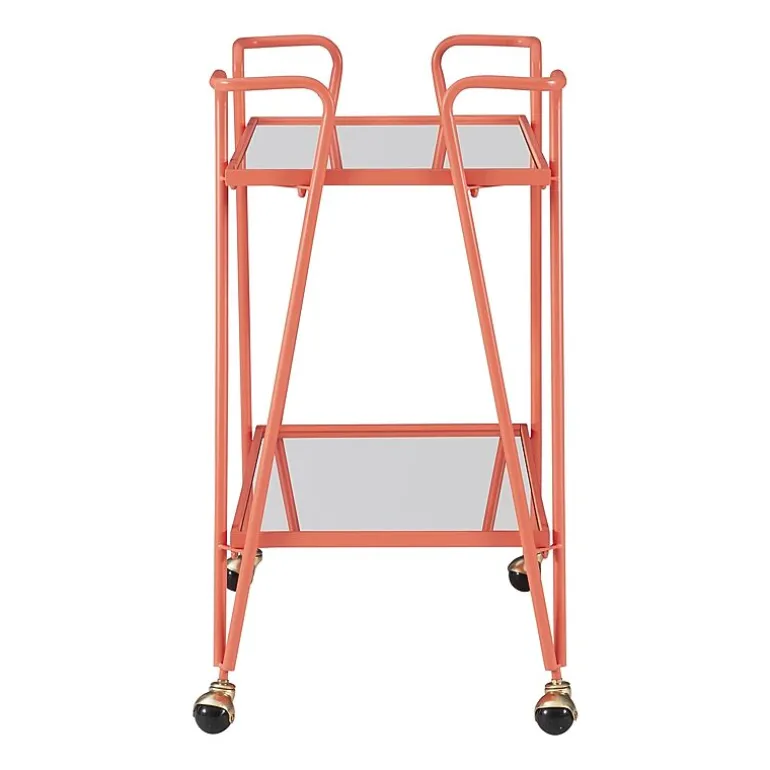 Hera Glass-Top Bar Cart