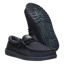 HEYDUDE Wally Stretch Jersey Mens Round Closed Toe Slip-On Shoe