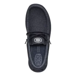 HEYDUDE Wally Stretch Jersey Mens Round Closed Toe Slip-On Shoe