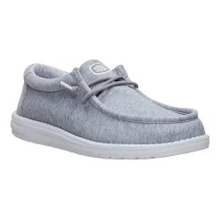 HEYDUDE Wally Stretch Jersey Mens Round Closed Toe Slip-On Shoe