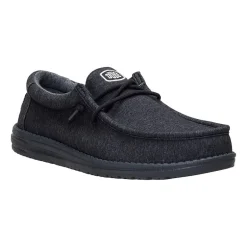 HEYDUDE Wally Stretch Jersey Mens Round Closed Toe Slip-On Shoe