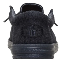 HEYDUDE Wally Stretch Jersey Mens Round Closed Toe Slip-On Shoe