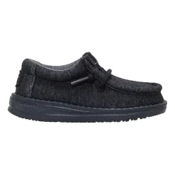 HEYDUDE Wally Stretch Jersey Toddler Boys Round Closed Toe Slip-On Shoe