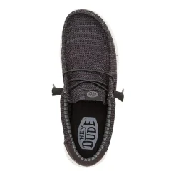 HEYDUDE Wally Stretch Sox Mens Round Closed Toe Slip-On Shoe