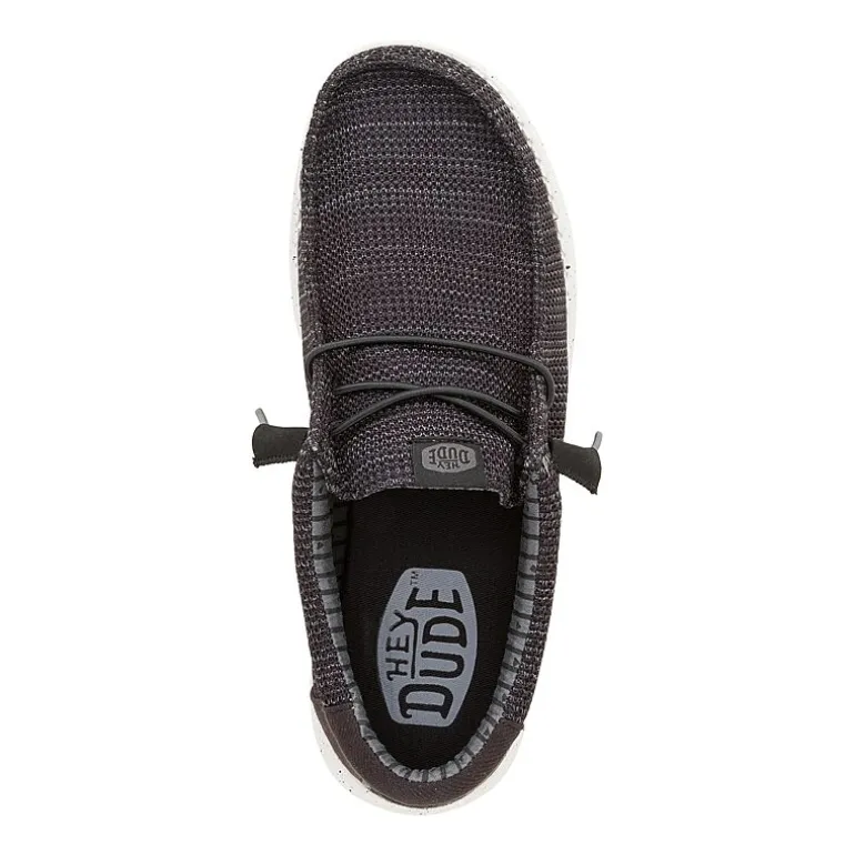 HEYDUDE Wally Stretch Sox Mens Round Closed Toe Slip-On Shoe