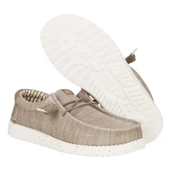 HEYDUDE Wally Stretch Sox Mens Round Closed Toe Slip-On Shoe