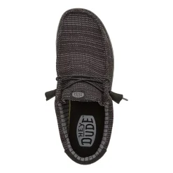 HEYDUDE Wally Stretch Sox Mens Round Closed Toe Slip-On Shoe