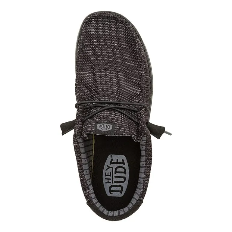 HEYDUDE Wally Stretch Sox Mens Round Closed Toe Slip-On Shoe