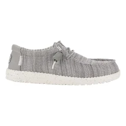HEYDUDE Wally Stretch Sox Mens Round Closed Toe Slip-On Shoe