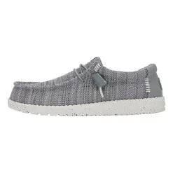 HEYDUDE Wally Stretch Sox Mens Round Closed Toe Slip-On Shoe