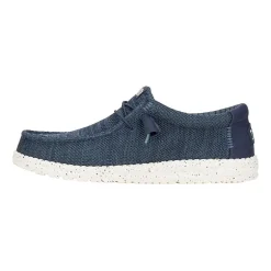 HEYDUDE Wally Stretch Sox Mens Round Closed Toe Slip-On Shoe