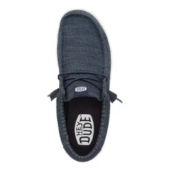 HEYDUDE Wally Stretch Sox Mens Round Closed Toe Slip-On Shoe