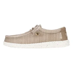 HEYDUDE Wally Stretch Sox Mens Round Closed Toe Slip-On Shoe