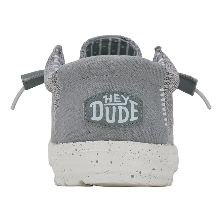 HEYDUDE Wally Stretch Sox Mens Round Closed Toe Slip-On Shoe