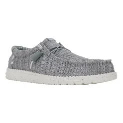 HEYDUDE Wally Stretch Sox Mens Round Closed Toe Slip-On Shoe