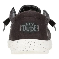 HEYDUDE Wally Stretch Sox Mens Round Closed Toe Slip-On Shoe