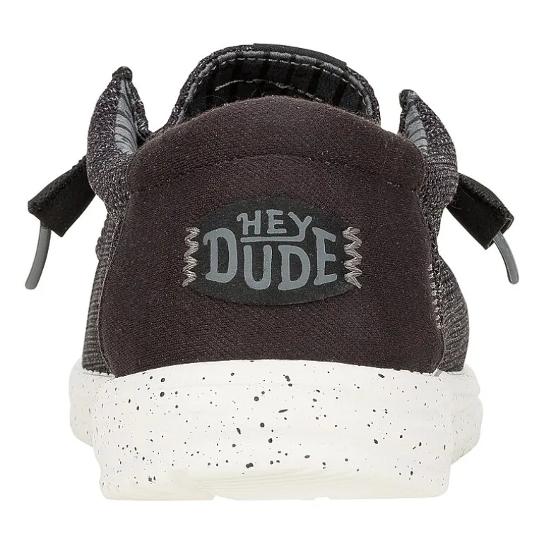 HEYDUDE Wally Stretch Sox Mens Round Closed Toe Slip-On Shoe