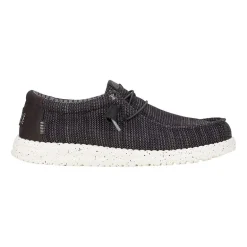 HEYDUDE Wally Stretch Sox Mens Round Closed Toe Slip-On Shoe