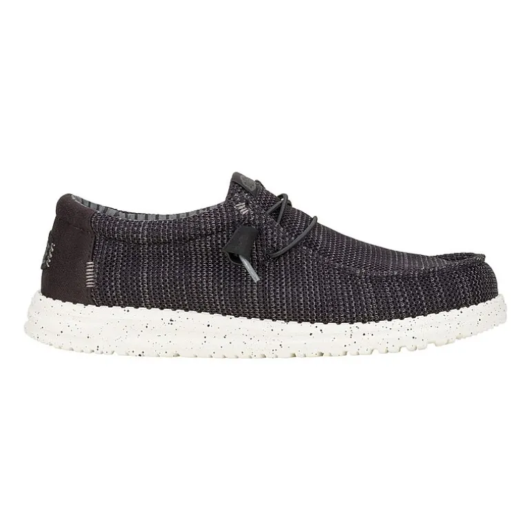 HEYDUDE Wally Stretch Sox Mens Round Closed Toe Slip-On Shoe