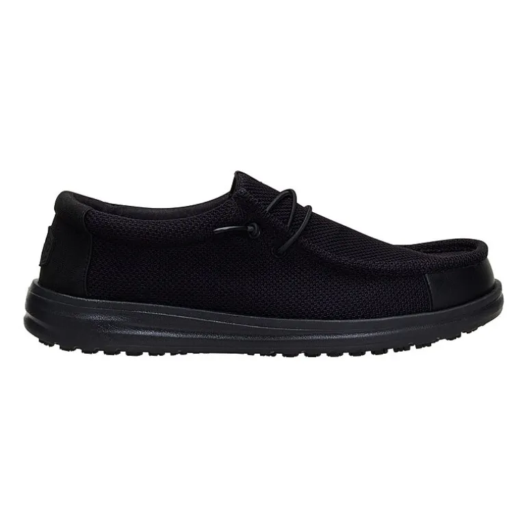 HEYDUDE Wally Work CE Mens Round Closed Toe Slip-On Shoe