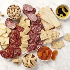 Hickory Farms Deluxe Meat and Cheese Gift Crate Set