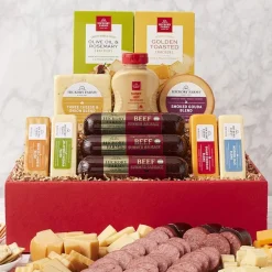 Hickory Farms Party Favorites Gift Box Set