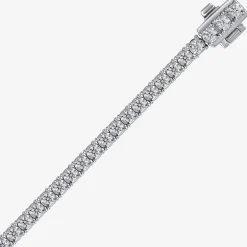 (H-I / I1) 2 CT. T.W. Lab Grown White Diamond 10K White or Yellow Gold 7.25 Inch Tennis Bracelet