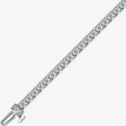(H-I / I1) 2 CT. T.W. Lab Grown White Diamond 10K White or Yellow Gold 7.25 Inch Tennis Bracelet