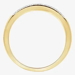 (H-I / I1) Womens 1/2 CT. T.W. Lab Grown White Diamond 14K Gold Over Silver Side Stone Bridal Set