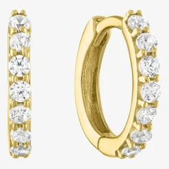 (H-I / SI2-I1) Diamond Addiction 1/4 CT. T.W. Lab Grown White Diamond 13mm Hoop Earrings