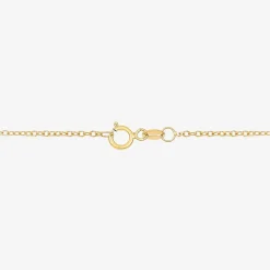 ( H-I/Si1-Si2 ) 2 CT. Lab-Grown Diamond 14K Gold Round 18 Inch Pendant Necklace