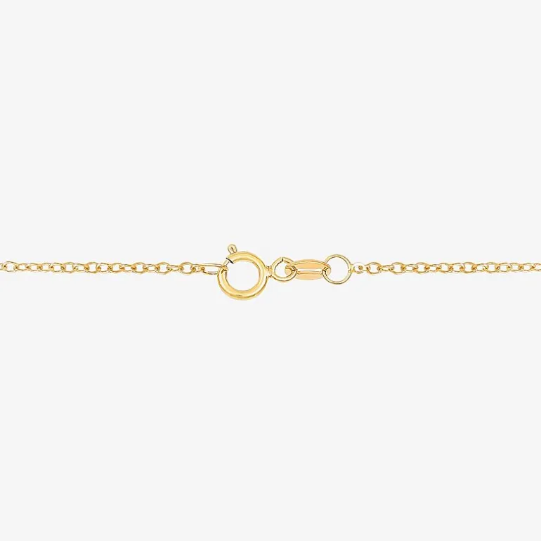 ( H-I/Si1-Si2 ) 2 CT. Lab-Grown Diamond 14K Gold Round 18 Inch Pendant Necklace
