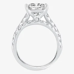 (H-I / SI1-SI2) Signature By Modern Bride Womens 5 CT. T.W. Lab Grown White Diamond in 14K Gold Princess Bridal Set