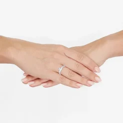 (H-I / Si1-Si2) Womens 1 3/4 CT. T.W. Lab Grown White Diamond 10K Gold Solitaire Engagement Ring