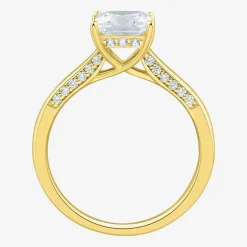 (H-I / Si1-Si2) Womens 1 3/4 CT. T.W. Lab Grown White Diamond 10K Gold Solitaire Engagement Ring
