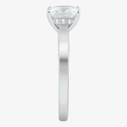 (H-I / Si1-Si2) Womens 1 3/4 CT. T.W. Lab Grown White Diamond 10K Gold Solitaire Engagement Ring