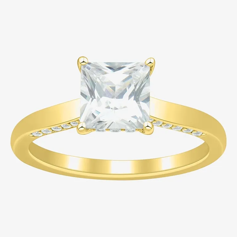 (H-I / Si1-Si2) Womens 1 3/4 CT. T.W. Lab Grown White Diamond 10K Gold Solitaire Engagement Ring
