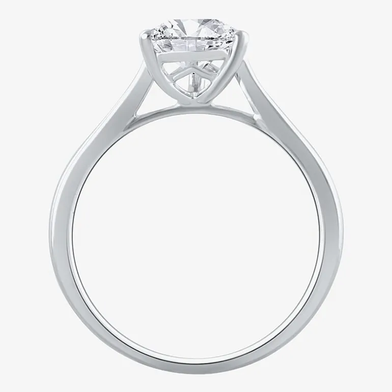 (H-I / SI2) Womens 1 1/2 CT. Lab-Grown White Diamond in 14K Gold Pear Solitaire Engagement Ring