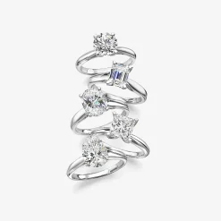 (H-I / SI2) Womens 1 1/2 CT. Lab-Grown White Diamond in 14K Gold Pear Solitaire Engagement Ring