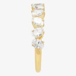 (H-I / Si2) Womens 1 1/2 CT. T.W. Lab Grown White Diamond 10K Gold Wedding Band