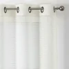 Hoboken Grommet Top Sheer Set of 2 Curtain Panel